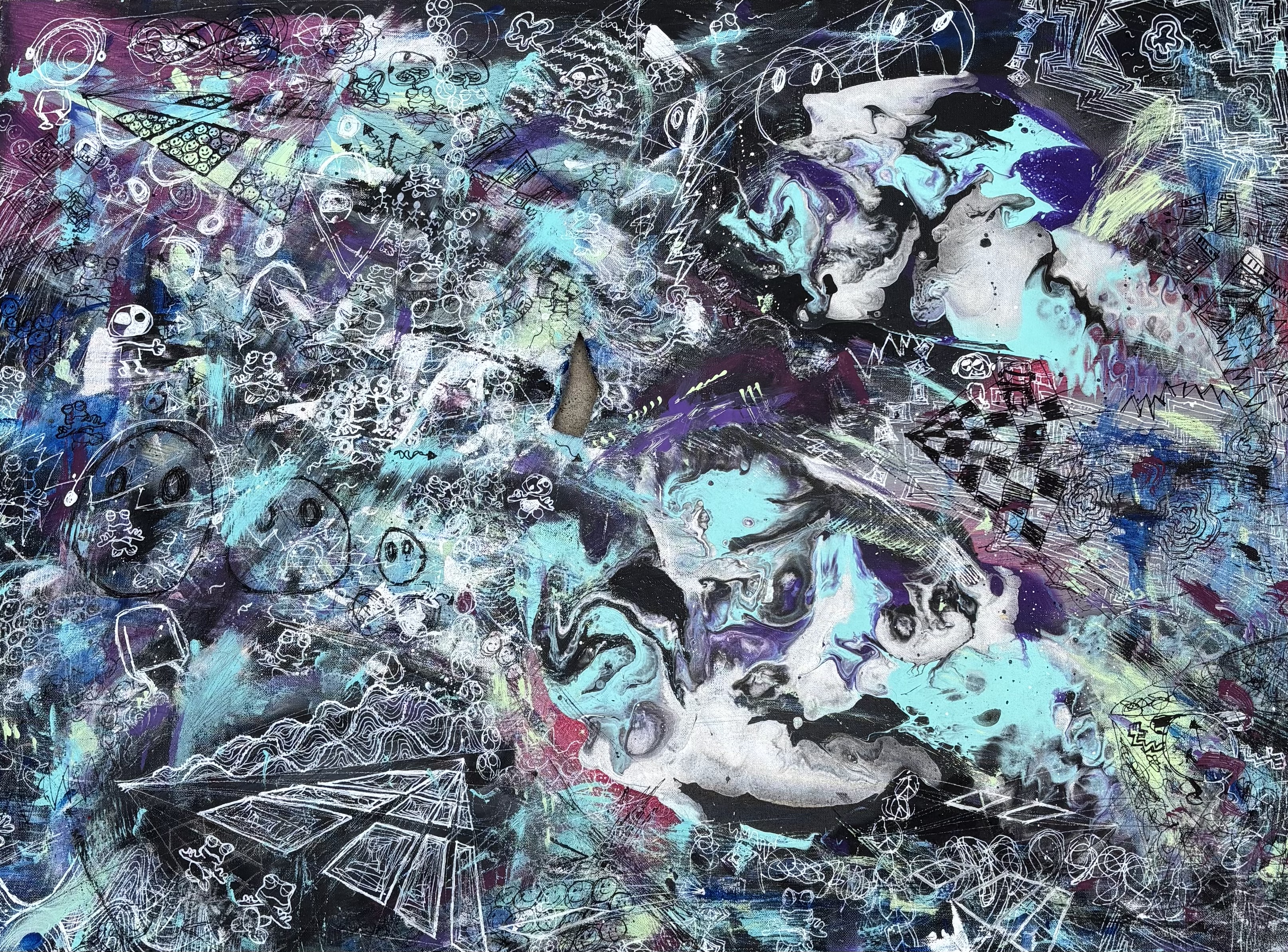 Rest in Motion — original painting by Adam Hebert